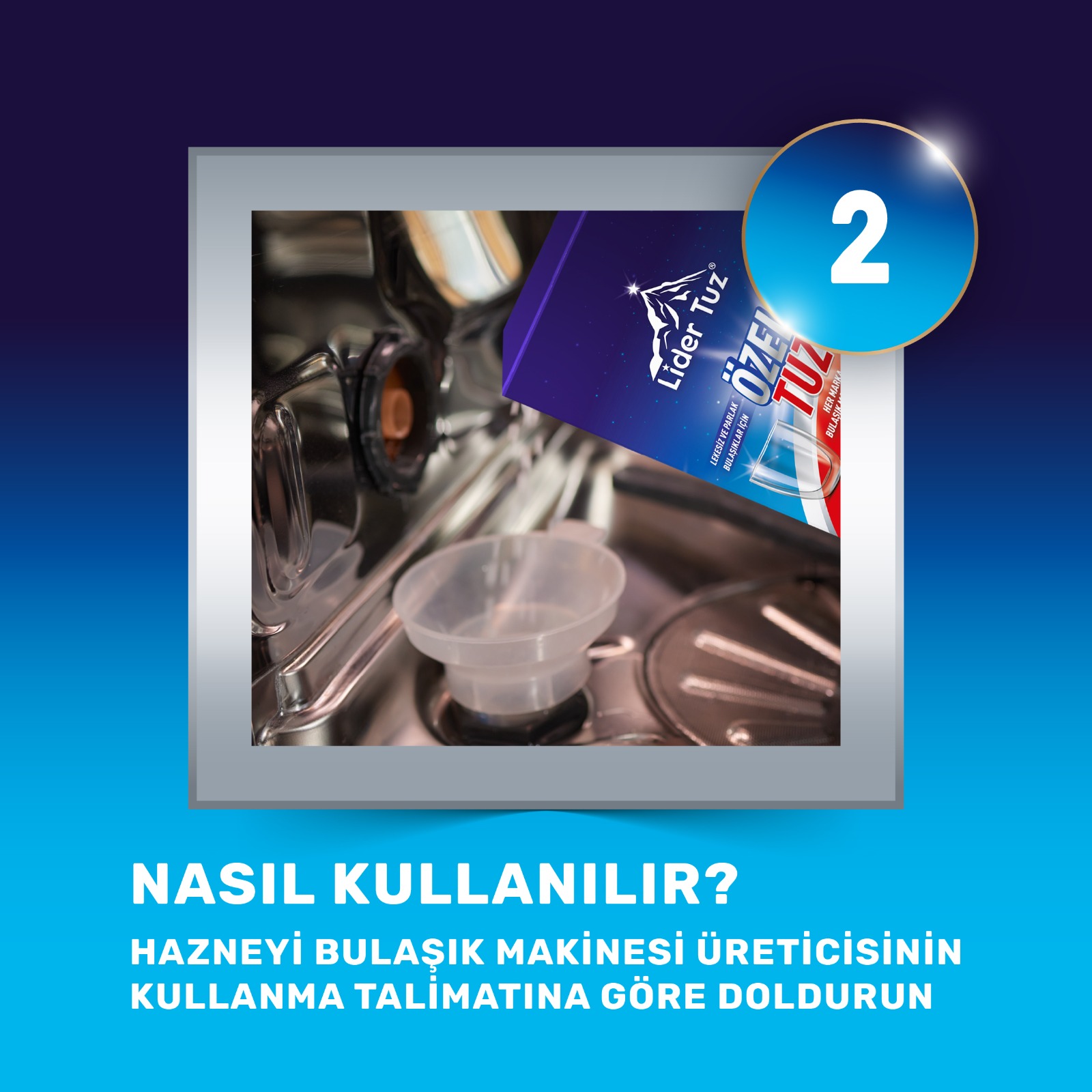 Adım 2: Hazneyi üretici talimatına göre doldurun